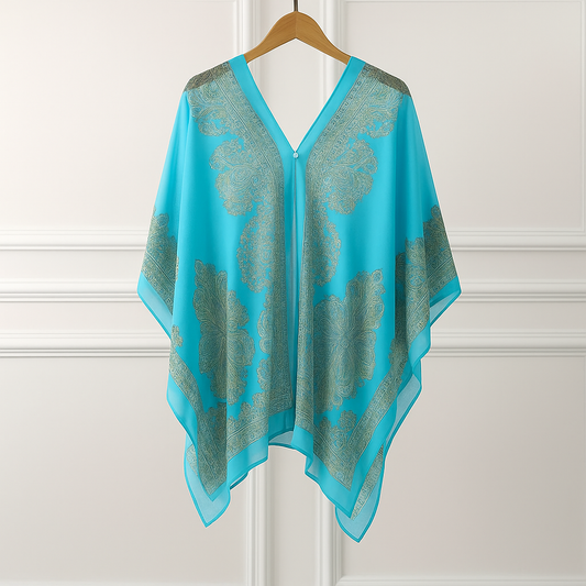 Cap de plage Bleu Cyan