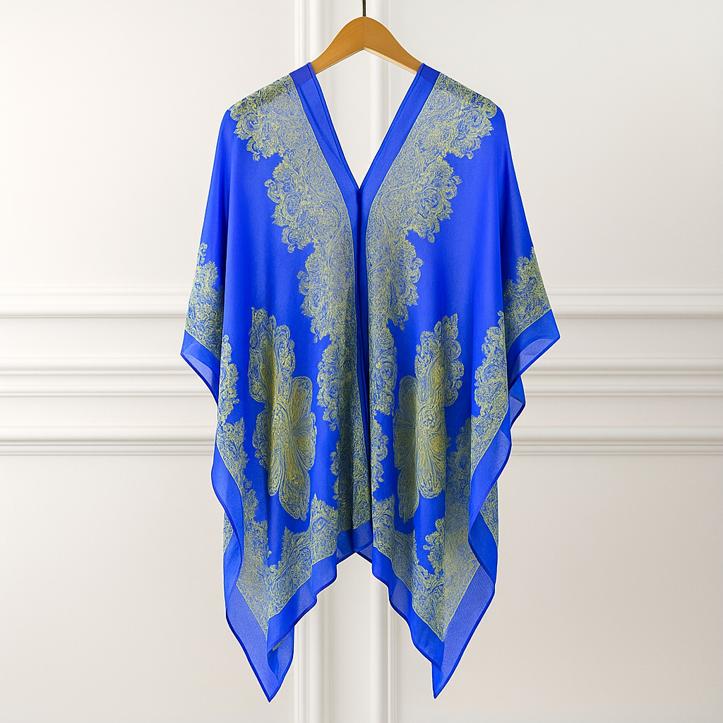 Cap de plage Bleu Royal